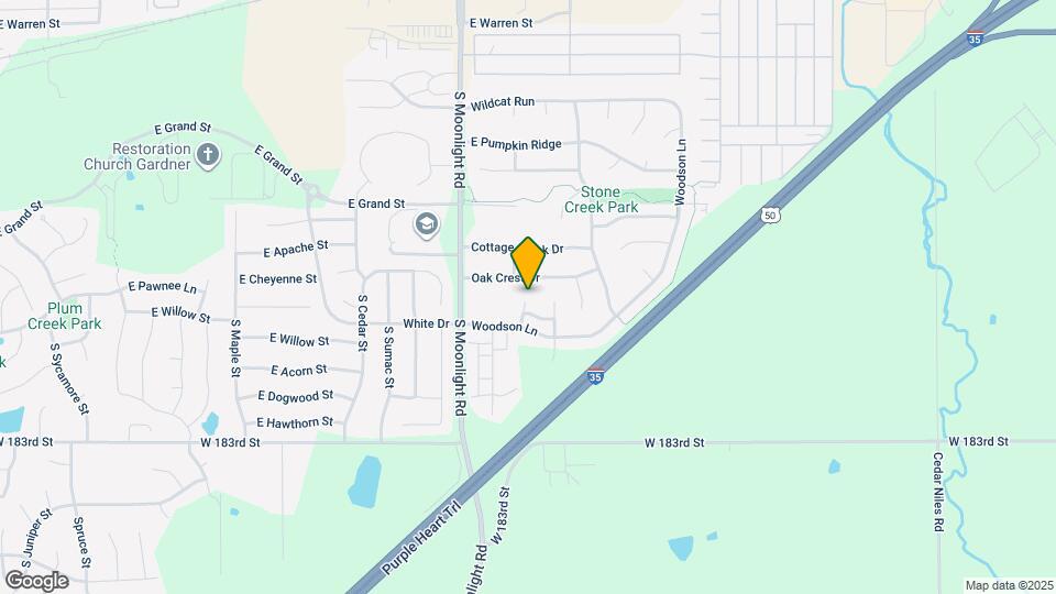 878 S Woodson Ct Map and Location Details
