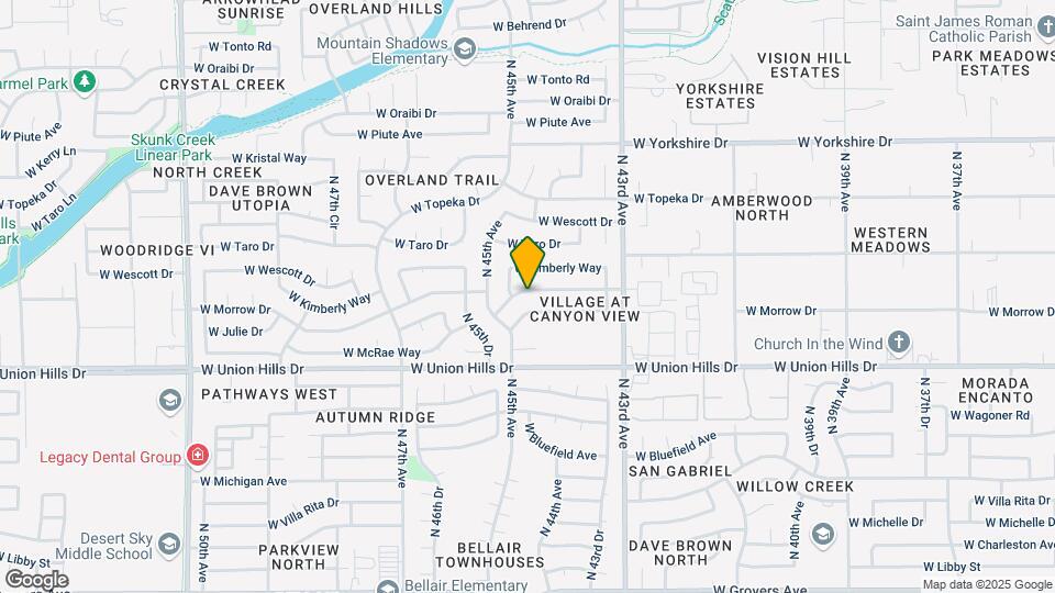 4427 W Morrow Dr Map and Location Details