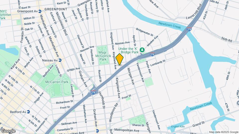 673 Meeker Ave Map and Location Details