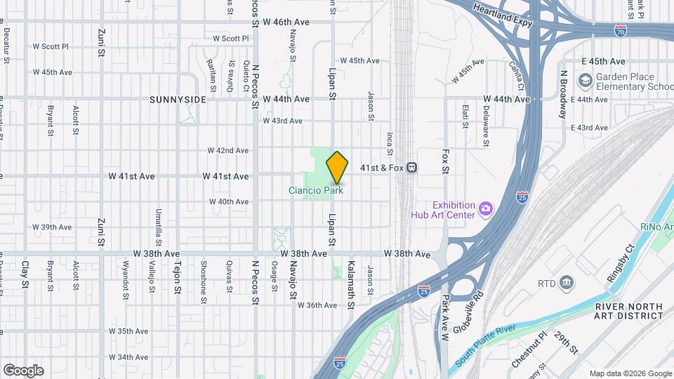 4020 Lipan St Map and Location Details