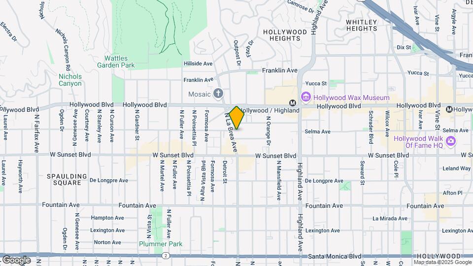 7081 Lanewood Ave Mapa y Detalles de la Ubicación