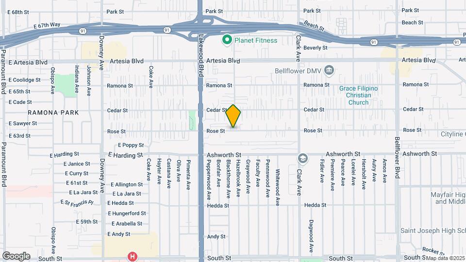 9119 Rose St-Unit -#08 Mapa y Detalles de la Ubicación