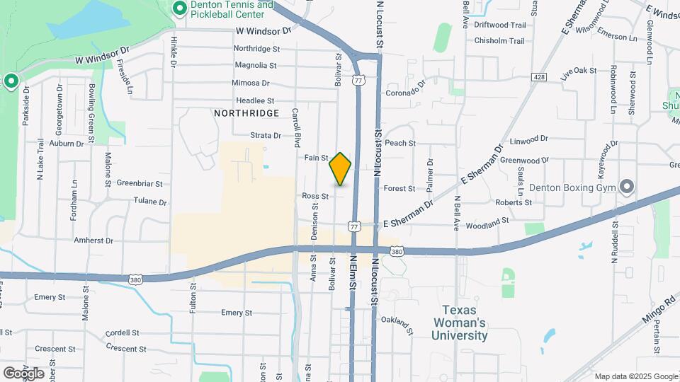 2208 Bolivar St Map and Location Details