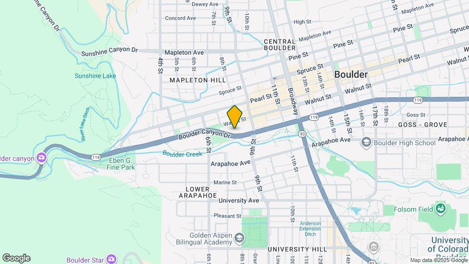 812 Walnut St Map and Location Details