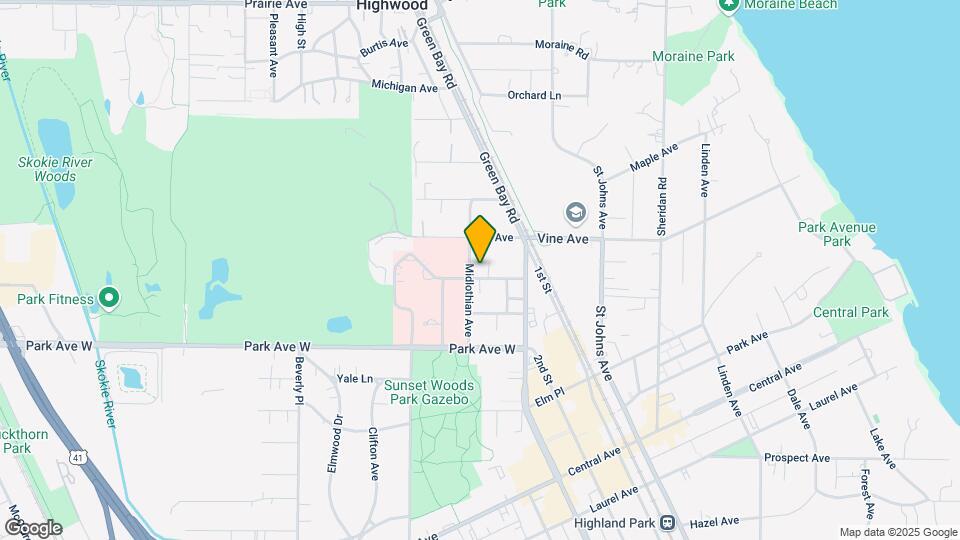 633 Glenview Ave Map and Location Details