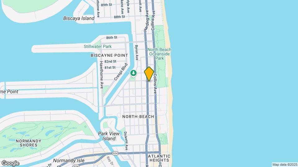 7929 Harding Ave Map and Location Details