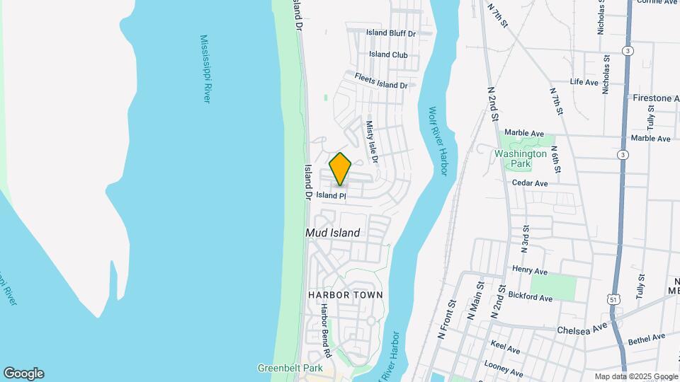 104 Island Pl Map and Location Details