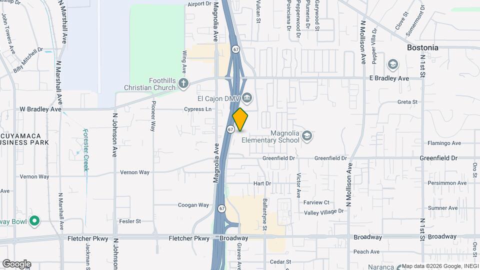 1423 Graves Ave, Unit 167 Mapa y Detalles de la Ubicación