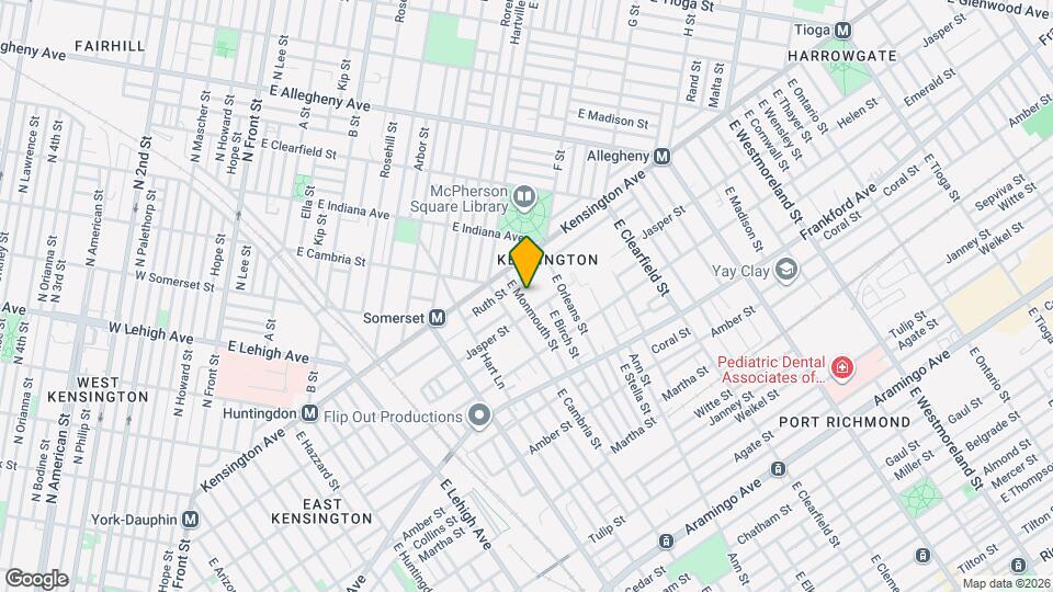 1835 E Monmouth St Map and Location Details