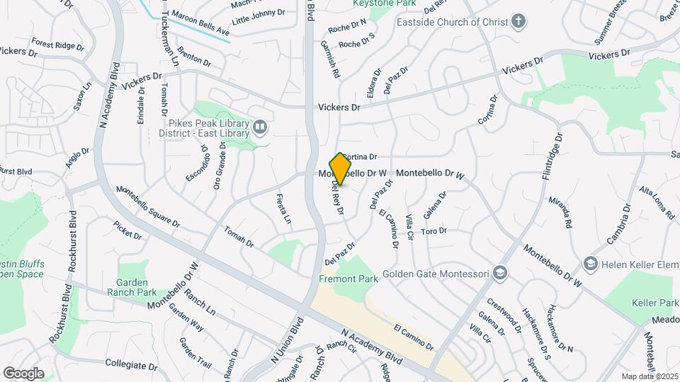 5435 Del Rey Dr Map and Location Details