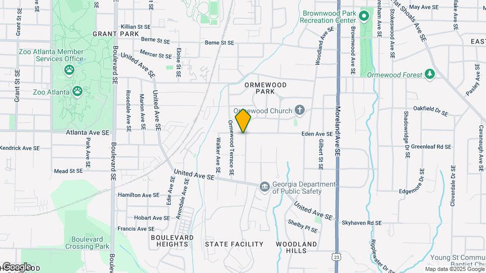901 Underwood Ave SE Map and Location Details