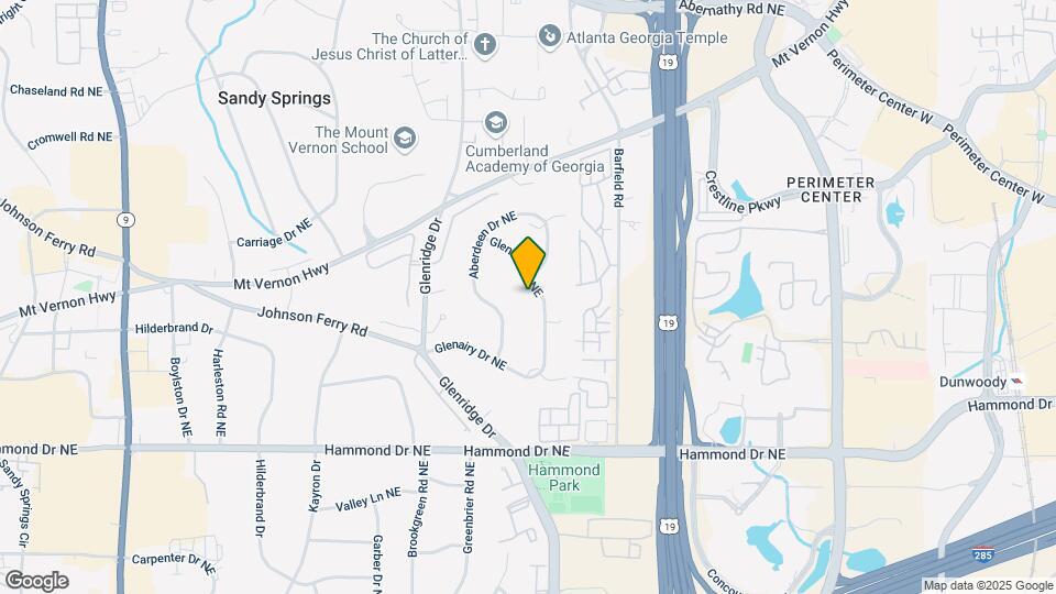 800 Glenairy Dr NE Map and Location Details