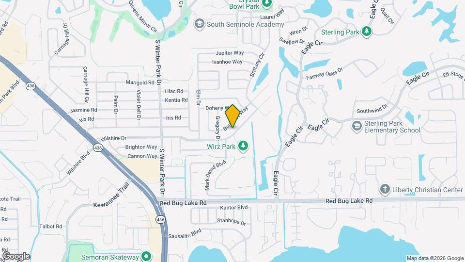 610 Wilshire Dr Map and Location Details