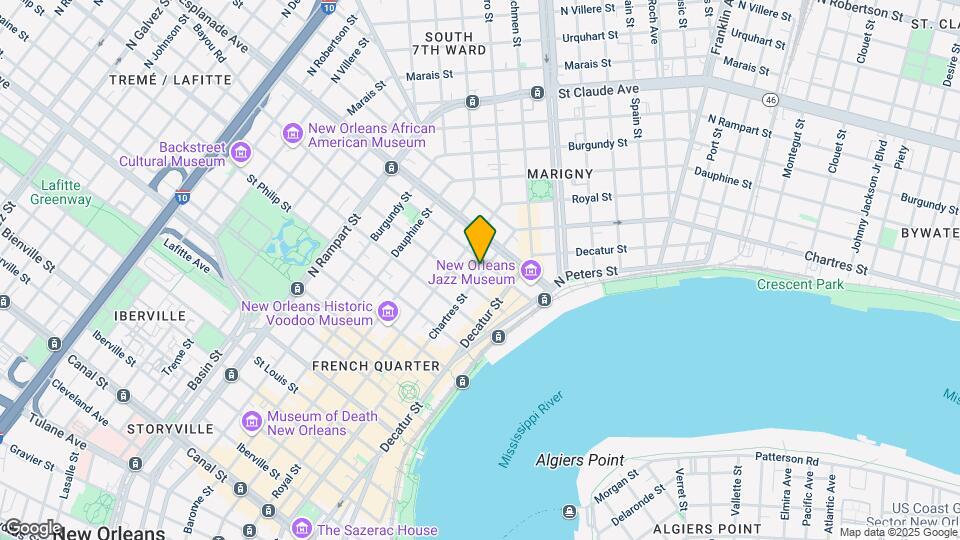 1231 Chartres St Map and Location Details