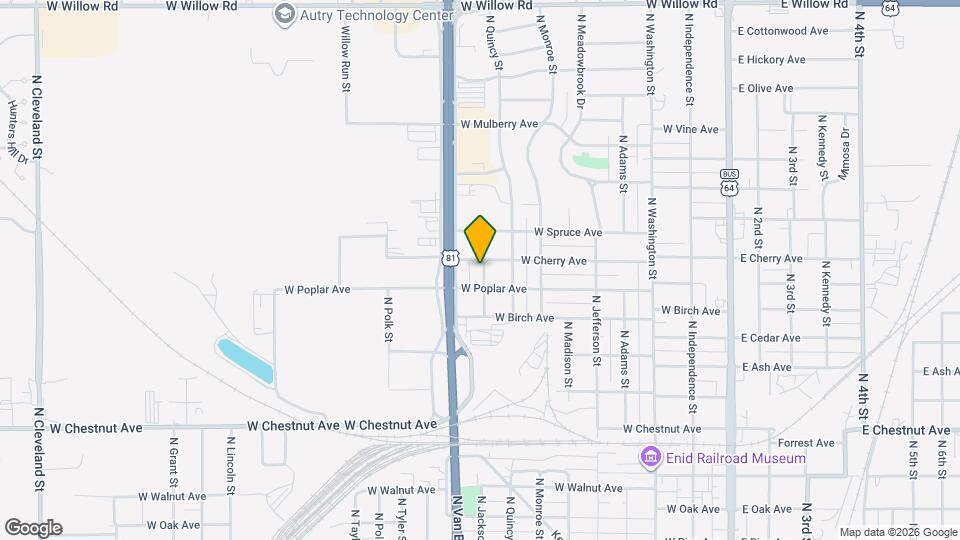 1416 N Jackson St Map and Location Details