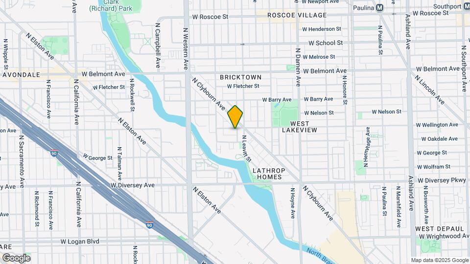 2219 W Wellington Ave Map and Location Details