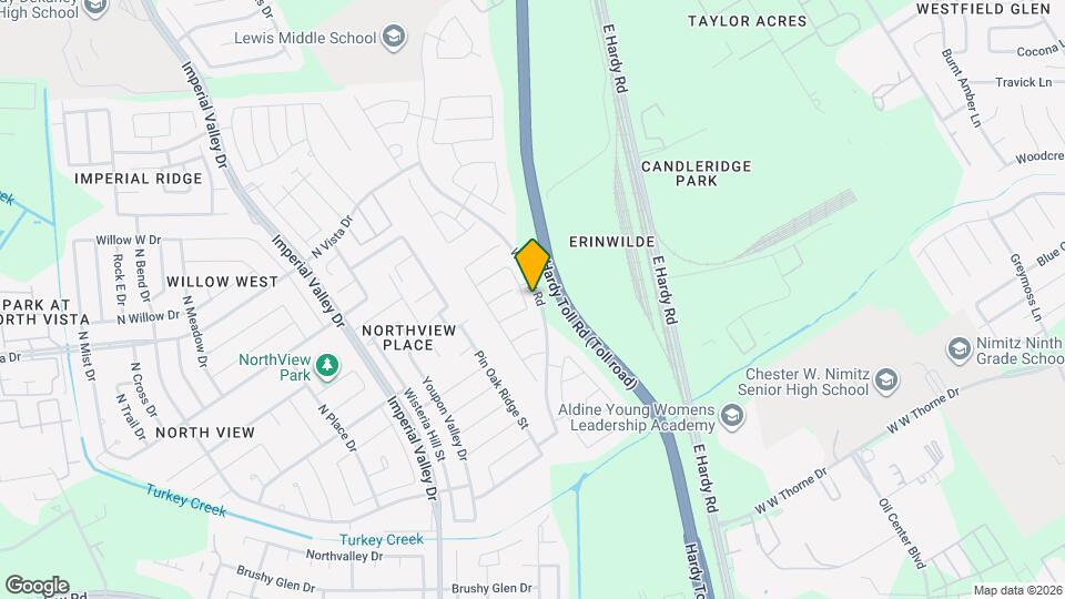 16114 Majestic Glen Ln Mapa y Detalles de la Ubicación