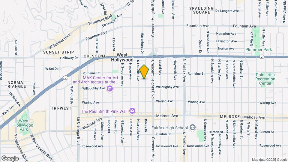 927 Havenhurst Dr Mapa y Detalles de la Ubicación