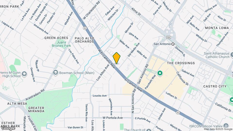 2700 W El Camino Real Map and Location Details