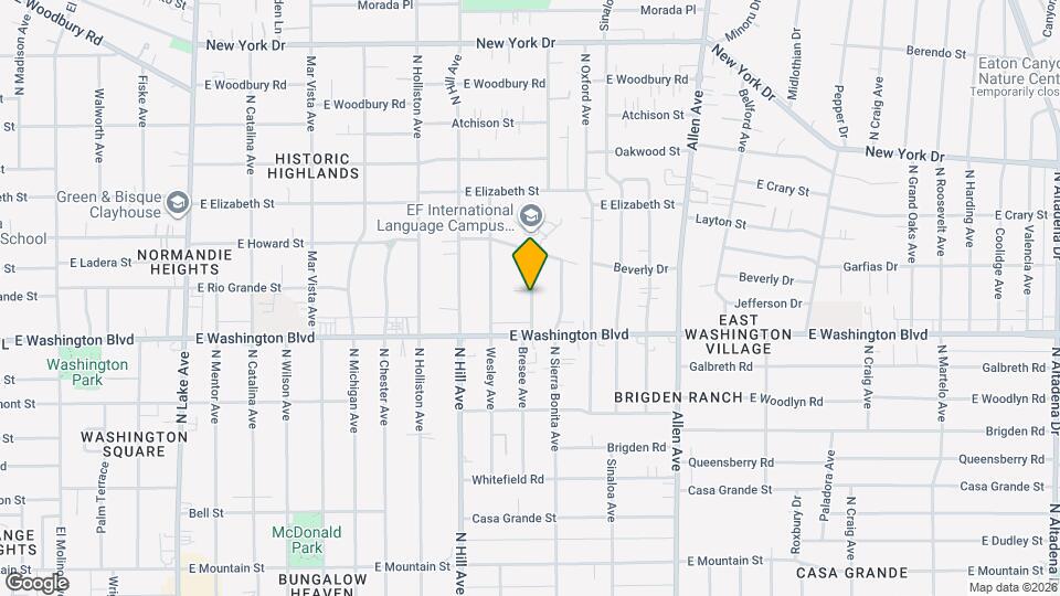 1407 Bresee Ave Map and Location Details