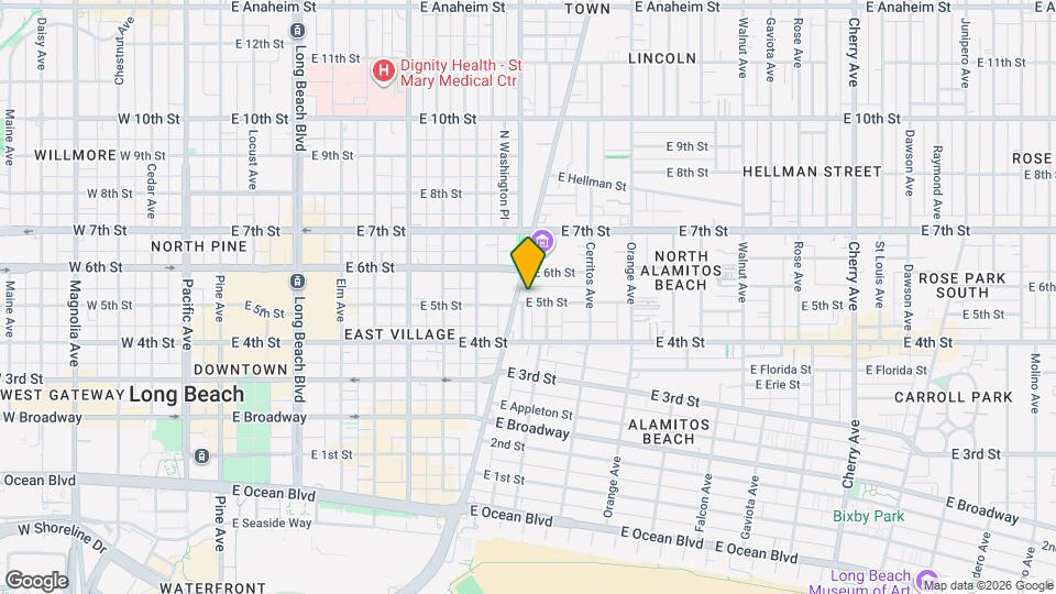 915 E 5th St Map and Location Details