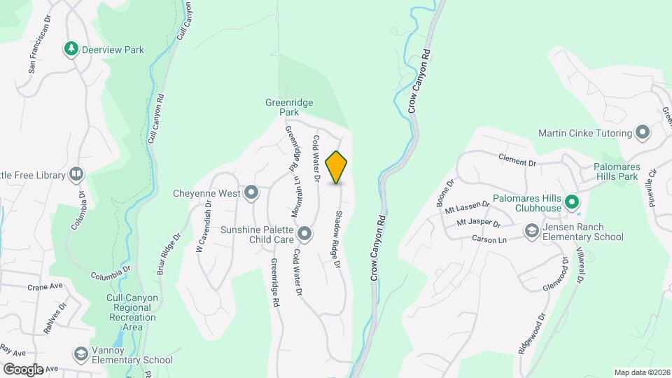 5804 Shadow Ridge Dr Map and Location Details