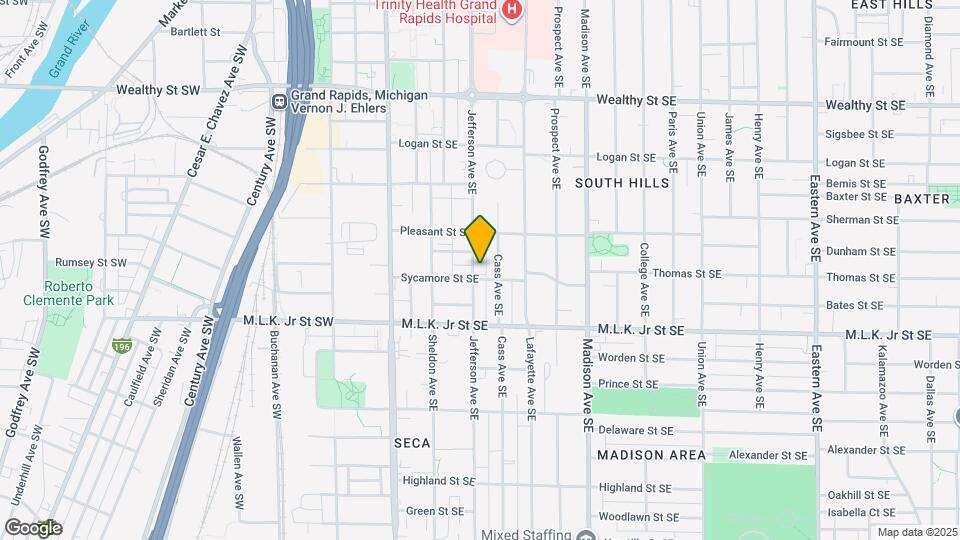 638 Jefferson Ave SE Map and Location Details