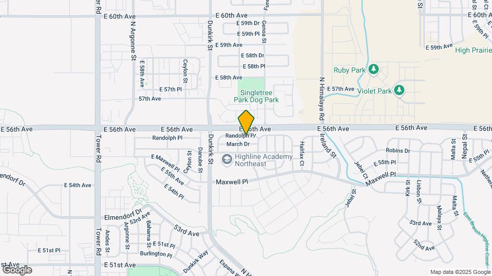 19558 Randolph Pl Map and Location Details