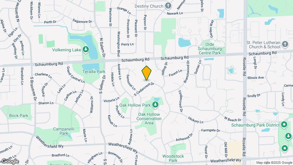 103 S Cedarcrest Dr Map and Location Details