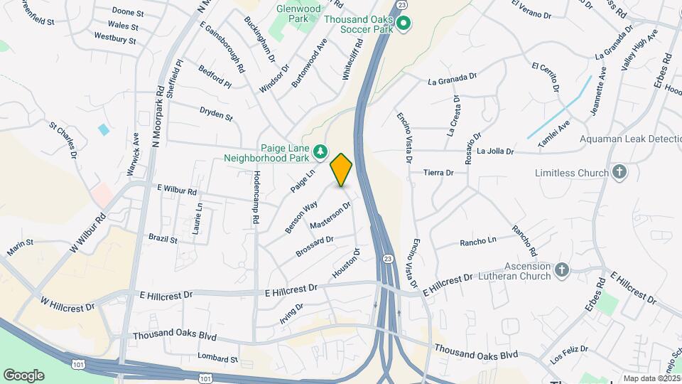 561 Houston Dr Map and Location Details