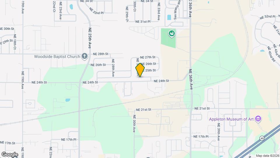 3008 NE 24th Pl Map and Location Details