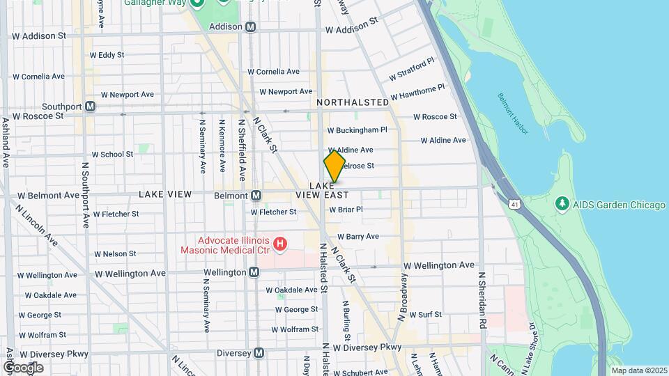 742 W Belmont Ave Map and Location Details