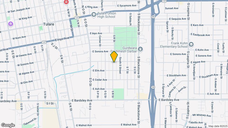 612 S R St Map and Location Details