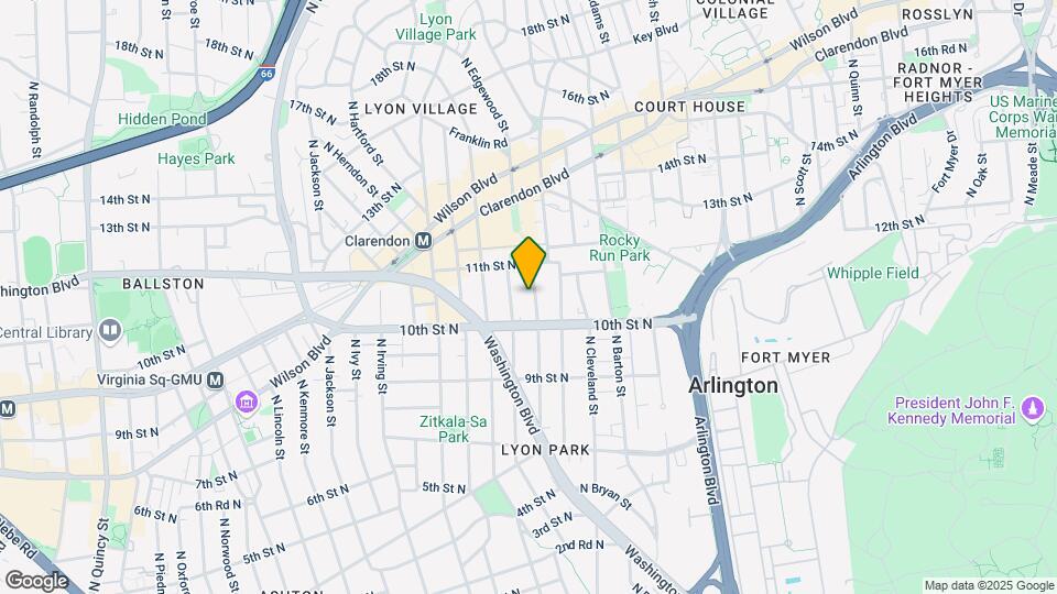 1020 N Daniel St Map and Location Details