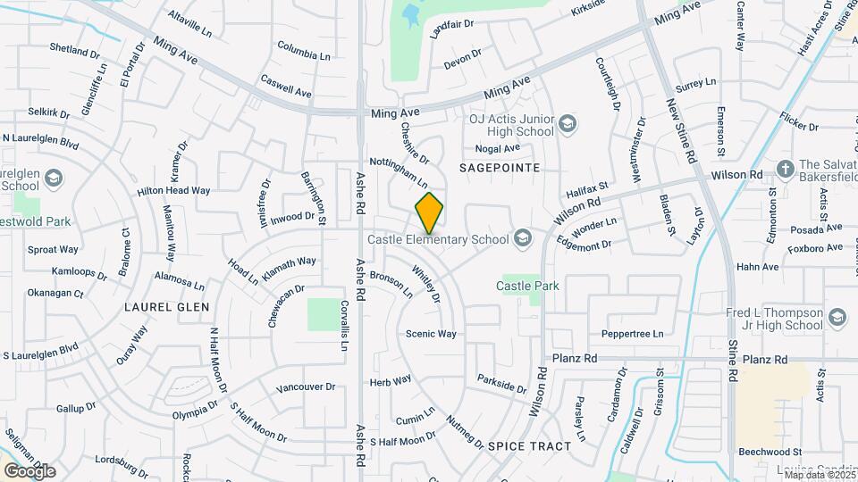 2816 Half Moon Dr Map and Location Details