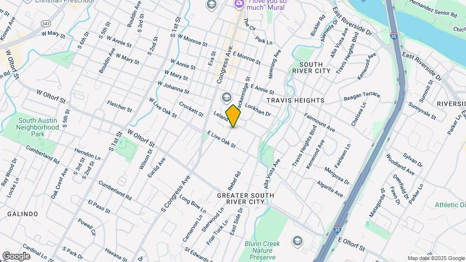 2107 Brackenridge St Map and Location Details