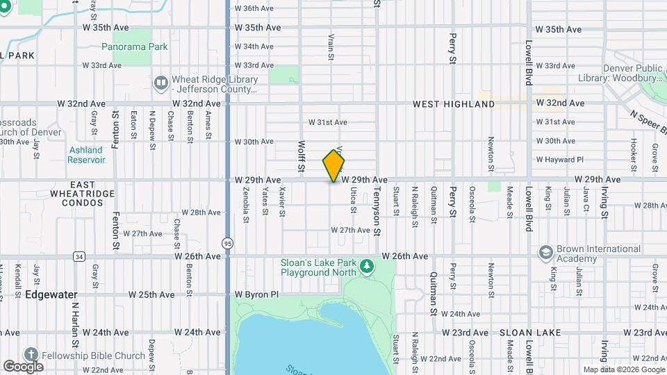 2836 Vrain St Map and Location Details