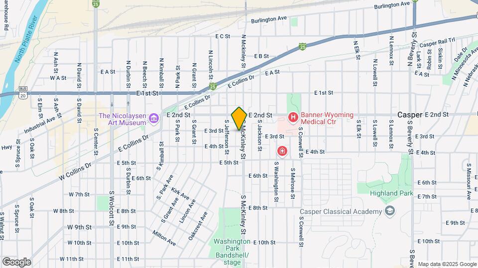 945 E 3rd St Map and Location Details