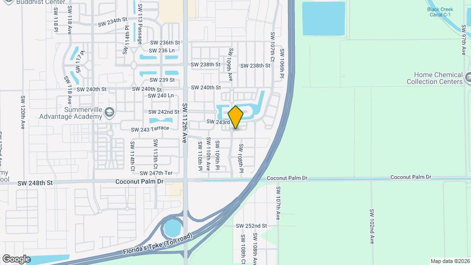 10870 SW 243rd Ln Map and Location Details