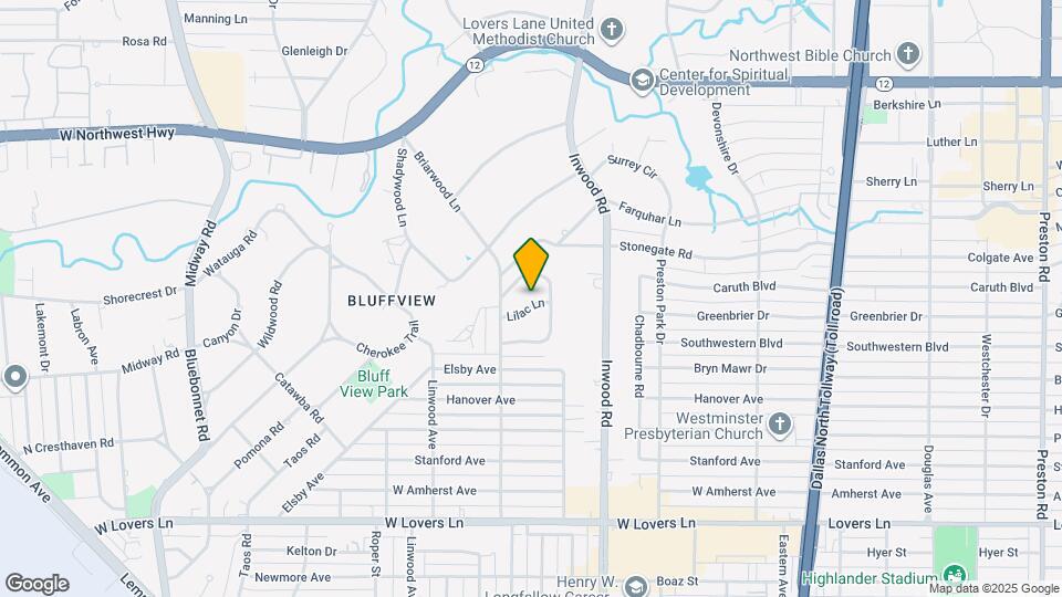 5023 Lilac Ln Map and Location Details