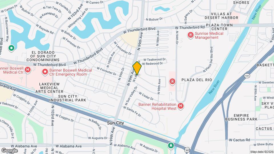 9859 W Emberwood Dr Mapa y Detalles de la Ubicación