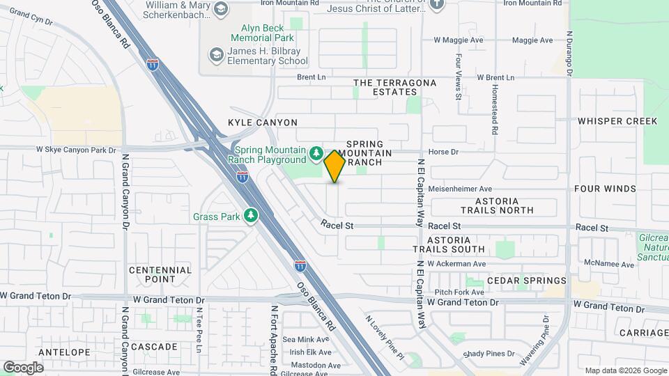 8301 Strawberry Spring St Map and Location Details