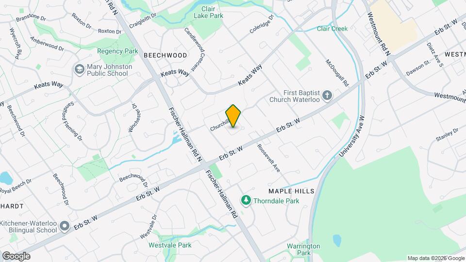 380 Churchill Ct Map and Location Details