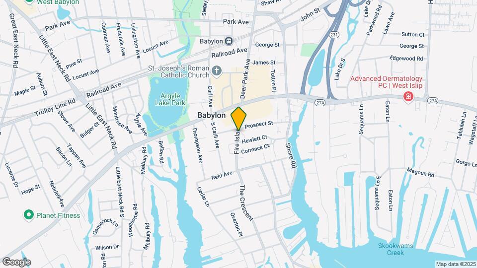 125 Fire Island Ave-Unit -A Map and Location Details