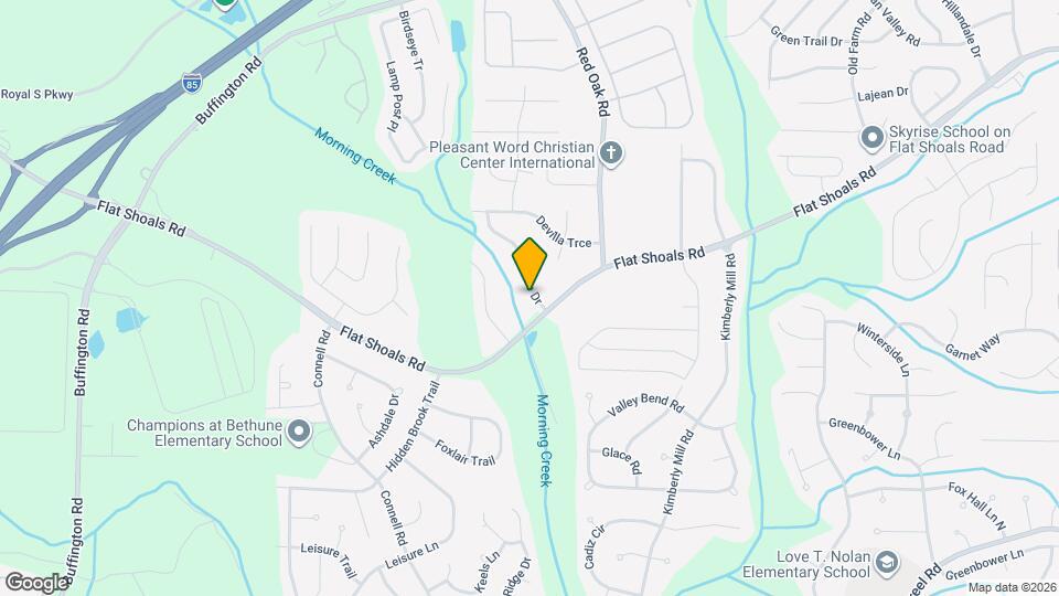 6445 Tahoe Dr Map and Location Details