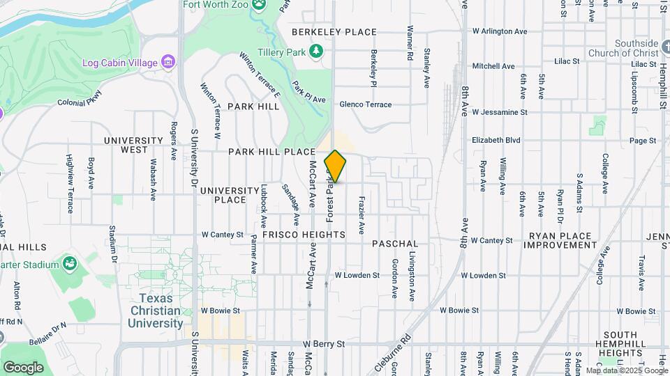 2605 Forest Park Blvd Map and Location Details