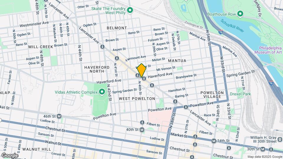 3952 Lancaster Ave Map and Location Details