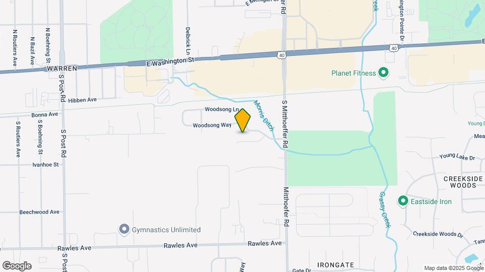 9820 Legends Creek Dr Map and Location Details