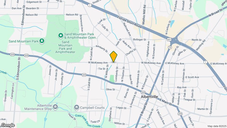 602 W McKinney Ave Map and Location Details