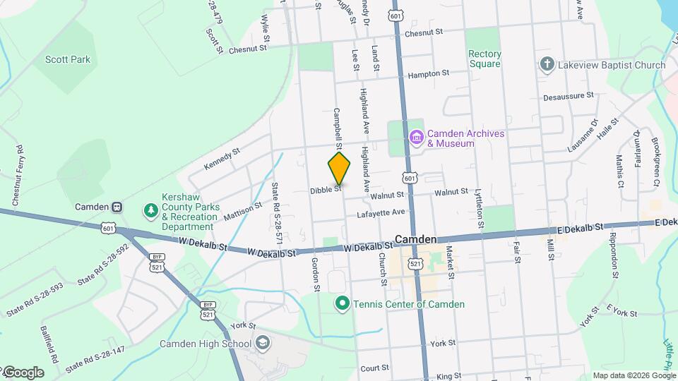 1213 Campbell St Mapa y Detalles de la Ubicación